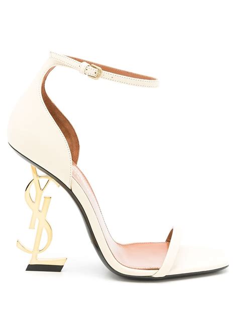 ysl white shoes|yves Saint Laurent high heels.